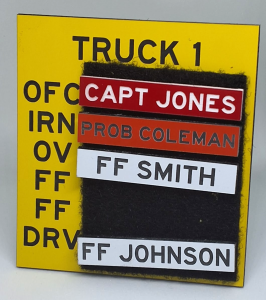 Passport Accountability Tag Collector - Riding Positions on Side